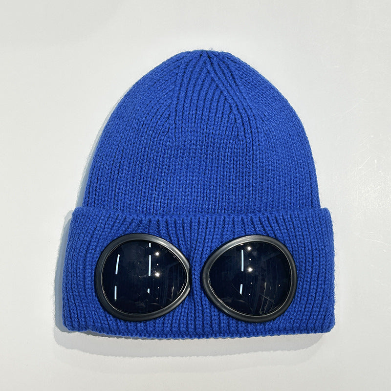 Wholesale Autumn Winter Windproof Glasses Knitted Hat Acrylic Knitted Hat